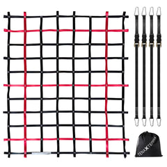 TENAXTERRA cargo net in a truck bed securing cargo during transport
