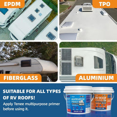 Tenee RV Roof Sealant Sprayer setup for fast, even distribution
