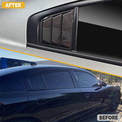 TENGBASE carbon-fiber look complements Charger exterior and interior styling