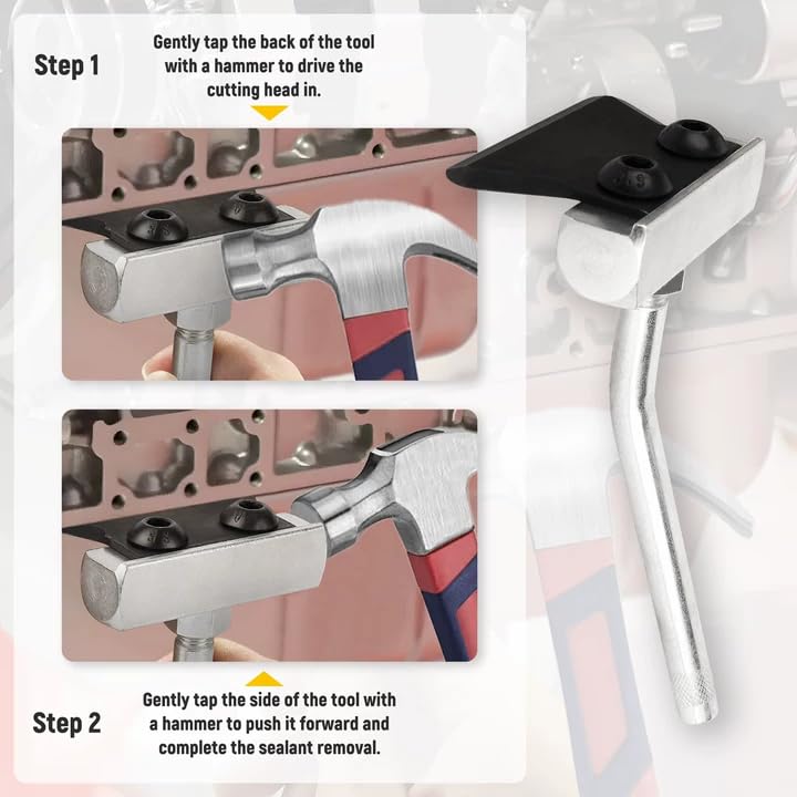 TENGBASE gasket tool close-up highlights durable construction for professional use.