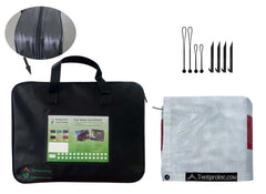 Tentproinc easy-install kit with cords, stakes, and balls for fast setup.