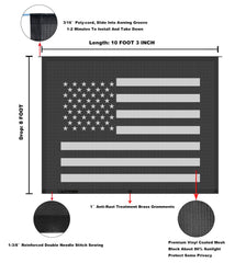Tentproinc easy-install packaging promotes quick, tool-free RV awning setup.