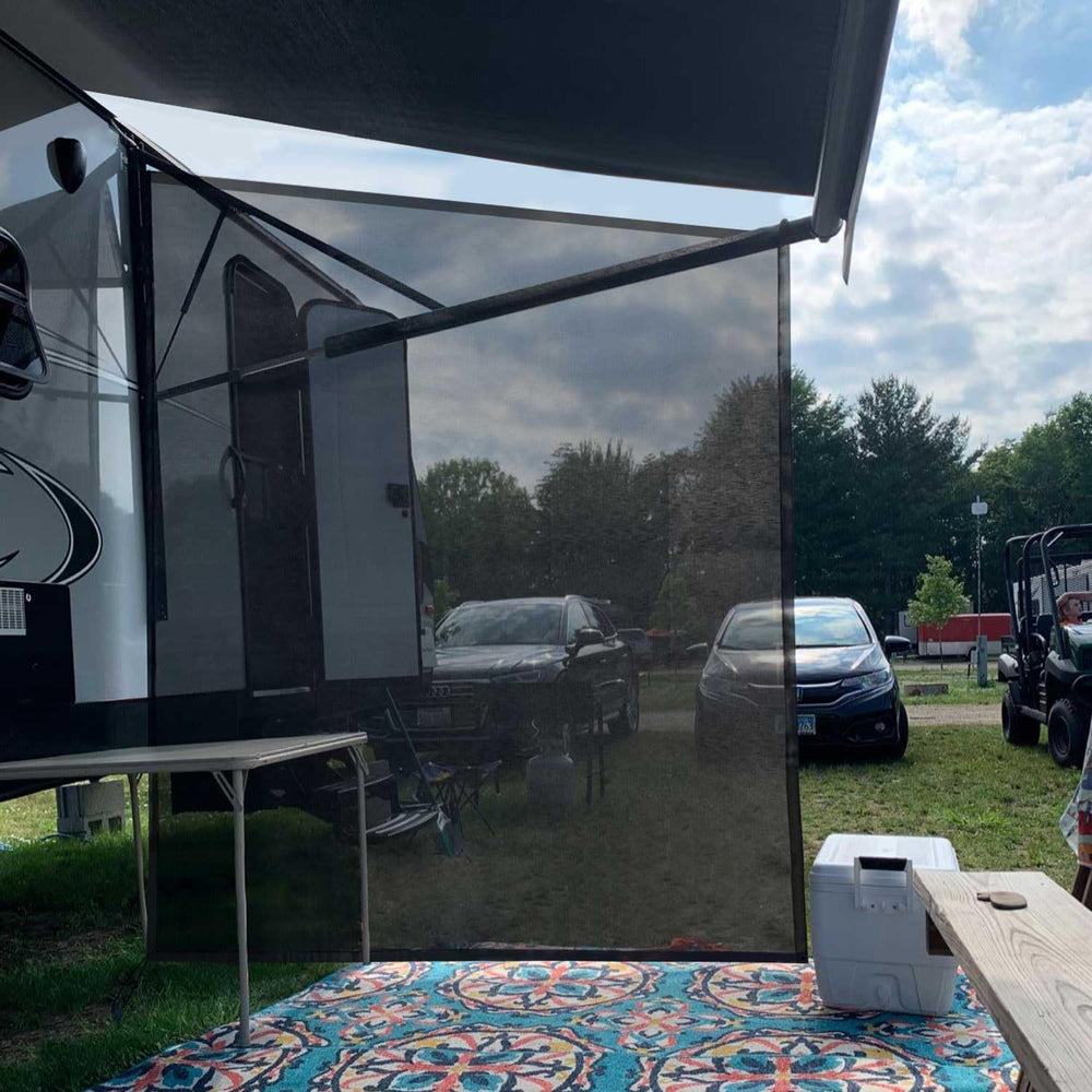 Tentproinc side shade is easy to install with included hardware.
