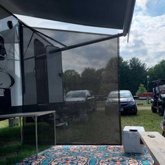 Tentproinc side shade is easy to install with included hardware.