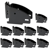 TENVONE E-Track wood beam end socket front view for sturdy cargo organization.