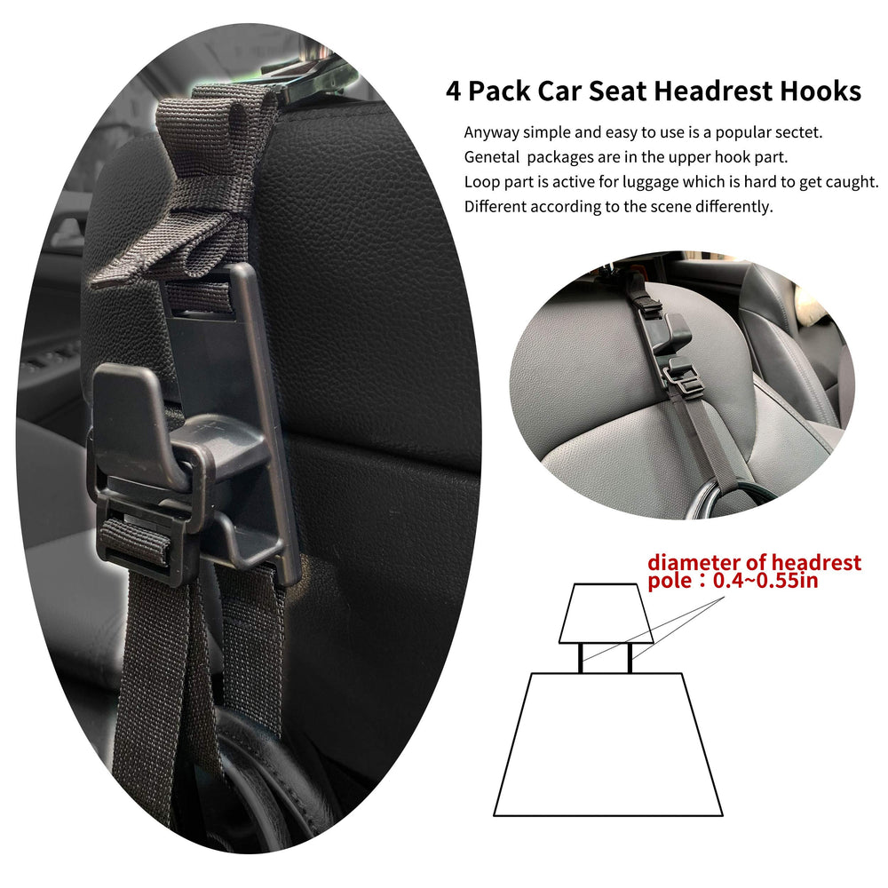 Universal fit on most cars keeps coats neatly hung