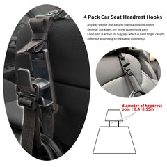Universal fit on most cars keeps coats neatly hung