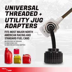 TERA PUMP 2nd Gen 39.4-inch hose guards against nicks.