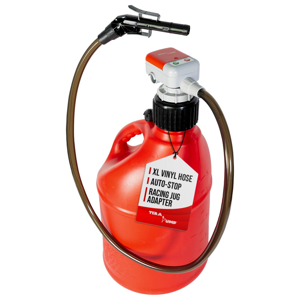TERA PUMP 2nd Gen discharge hose boosts fueling control and spill prevention.