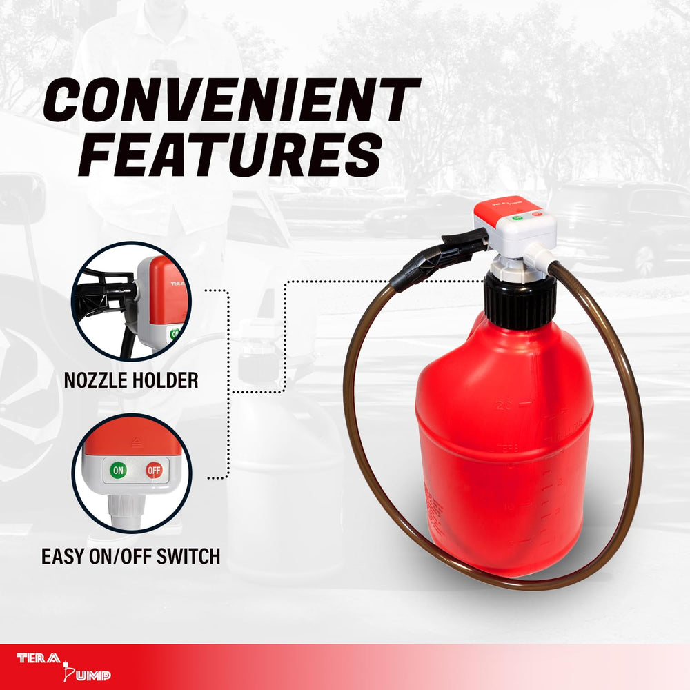 TERA PUMP 2nd Gen compact design fits containers.