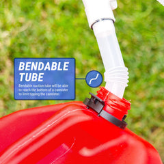 TERA PUMP 5 GPM flow rate speeds up refills for generators and vehicles.