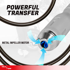 TERA PUMP 5th Gen 2.7 GPM enables faster fuel transfers.