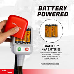 TERA PUMP 5th Gen ergonomic nozzle offers comfortable control during transfers.