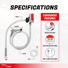 TERA PUMP adapters pack fits most North American cans.