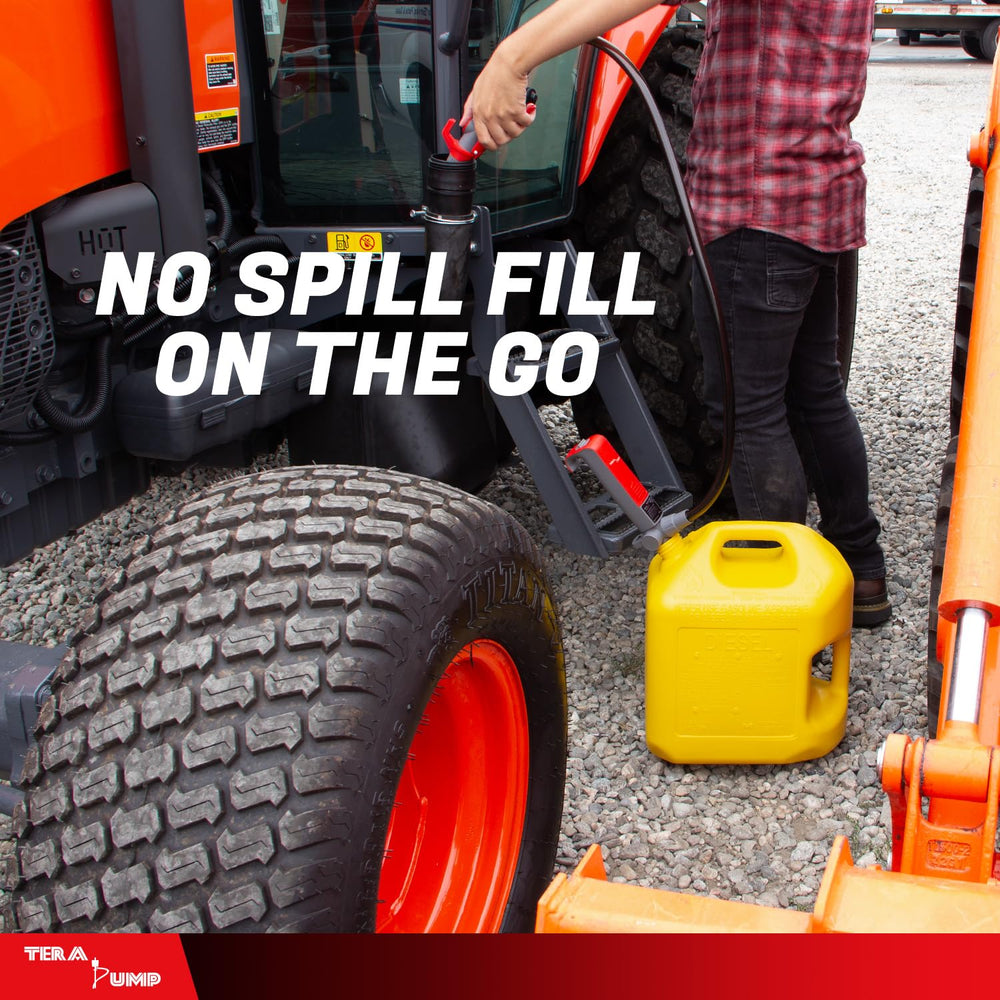 TERA PUMP battery-powered design for mobile use in farms and shops.