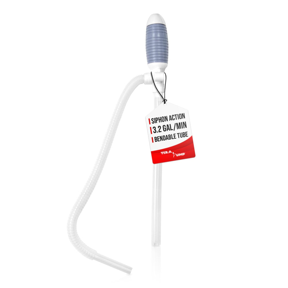 TERA PUMP durable manual fuel transfer pump in action for quick, mess-free transfers.