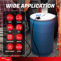 TERA PUMP nozzle holder keeps components organized.