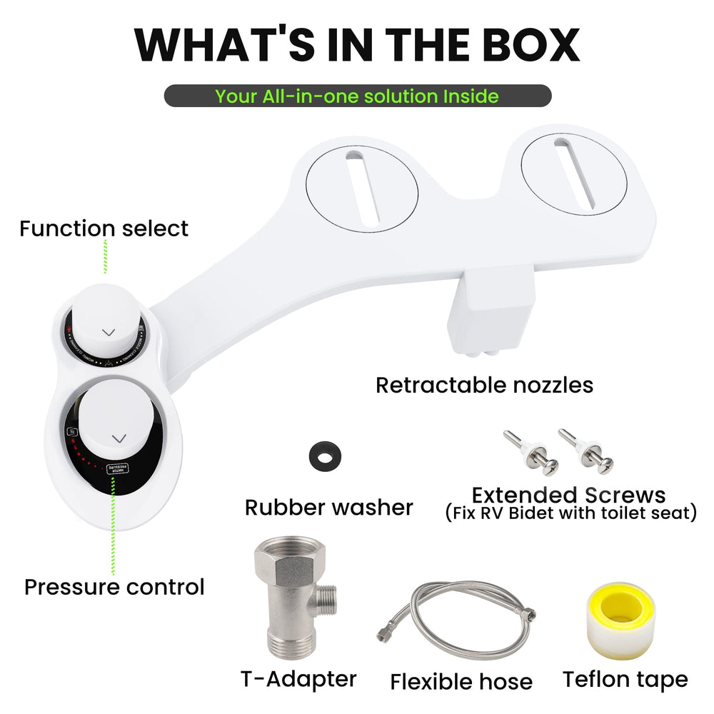 Terapaton Bidet offers front-rear wash and self-cleaning modes for hygiene