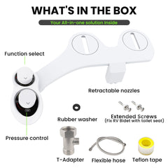 Terapaton Bidet offers front-rear wash and self-cleaning modes for hygiene