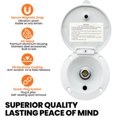 Terapaton auto-seal prevents drips when disconnecting