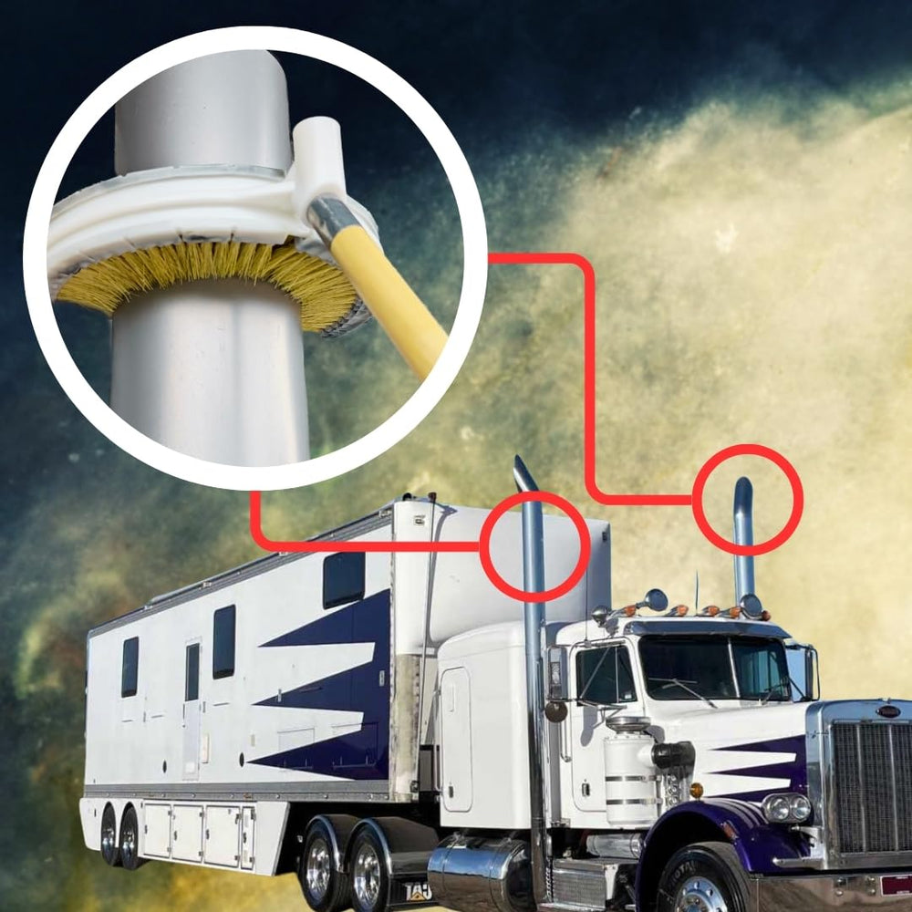 Teravan durable non-abrasive brush for repeated cleaning sessions.