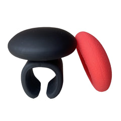 TERDEWE steering wheel spinner knob with skin-touch silicone for smoother one-handed turns.