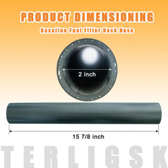 TERLIGSK hose with four clamps included for secure connections.