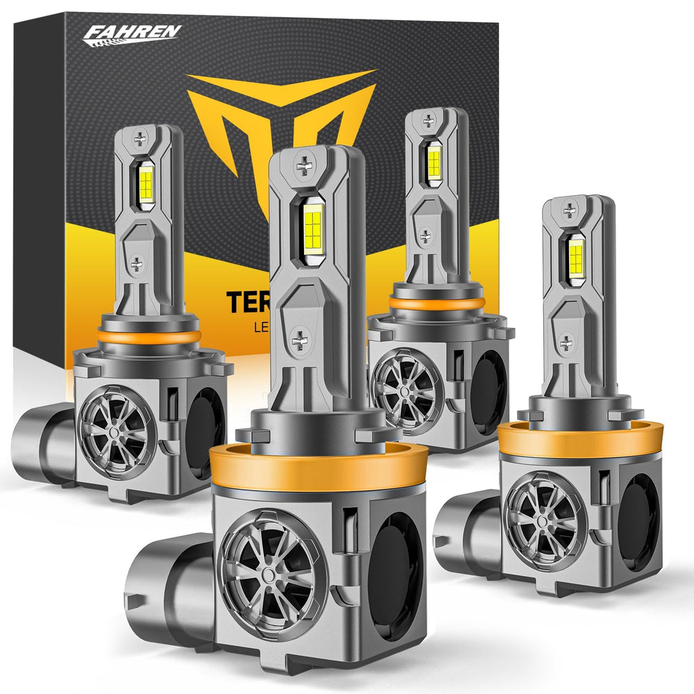 Termitor bulbs emit 6500K cool white light for crisp nighttime visibility.