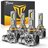 Termitor 9005/9006 mini-size bulbs fit exactly like halogen for easy plug-and-play installation.