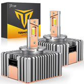 Termitor D5S bulbs front view with 80,000LM high-intensity illumination.