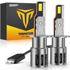 Termitor H1 bulb assembly showing precise beam for safe night driving