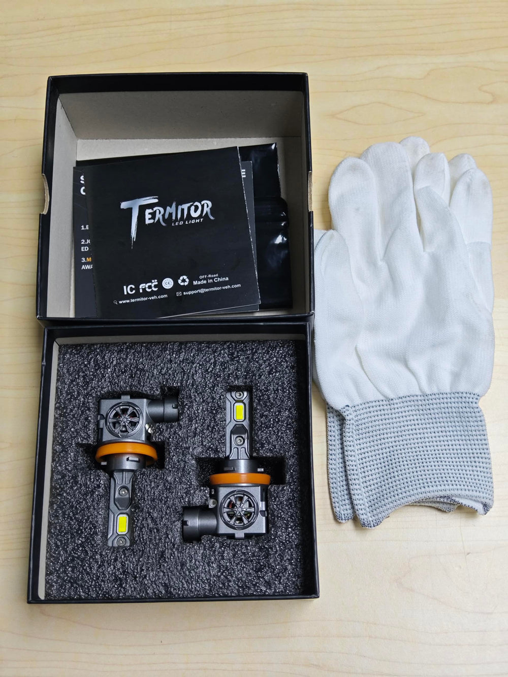 Termitor H11 mini-size image shows exact 1:1 fit for easy replacement