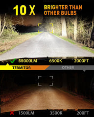 Termitor H1 bulbs demonstrate IP68 waterproof protection against rain and snow
