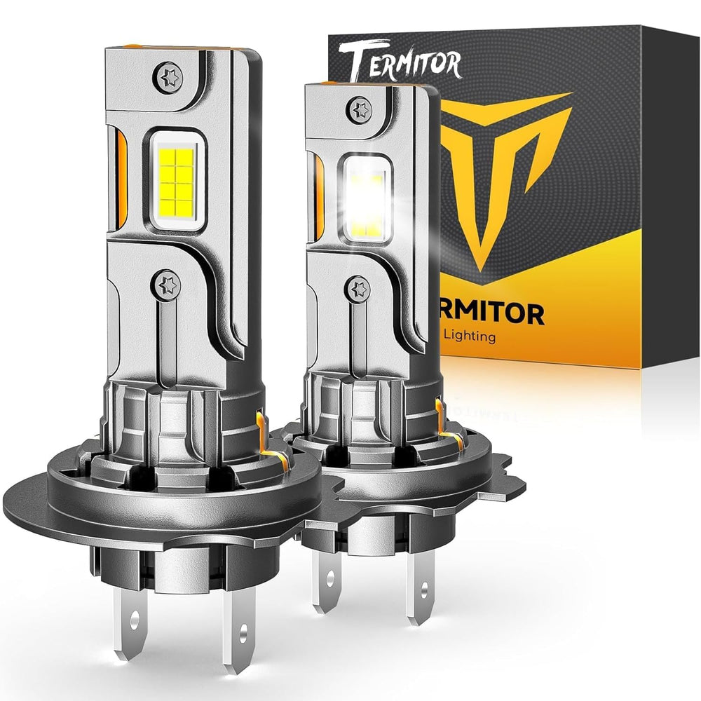 Termitor H7 mini design for easy 1:1 fit in OEM headlight housing.