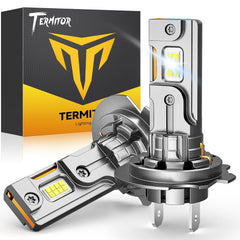 Termitor H7 H7LL bulbs deliver 90,000LM brightness for clearer night visibility.