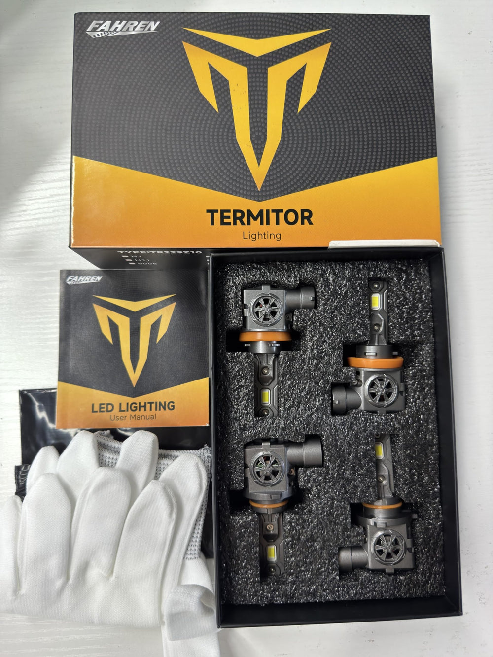 Pack of 4 bulbs for complete headlight upgrade.