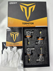 Pack of 4 bulbs for complete headlight upgrade.