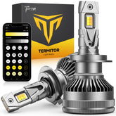 Termitor Smart H7 app control interface for on-the-go brightness and color tuning.