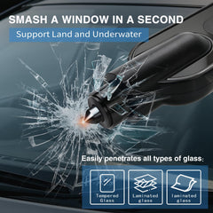 TERRASTRIKE close-up of concealed tungsten tip ensuring reliable glass breakage