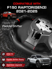 TESFEEL double-D design steering wheel enhances sporty feel and handling.