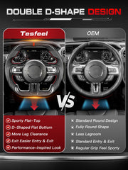 TESFEEL factory-match design preserves original buttons and electronics on Mustang dash.