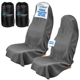 TESFEEL front seat cover with absorbent microfiber protects upholstery from sweat and spills during workouts.