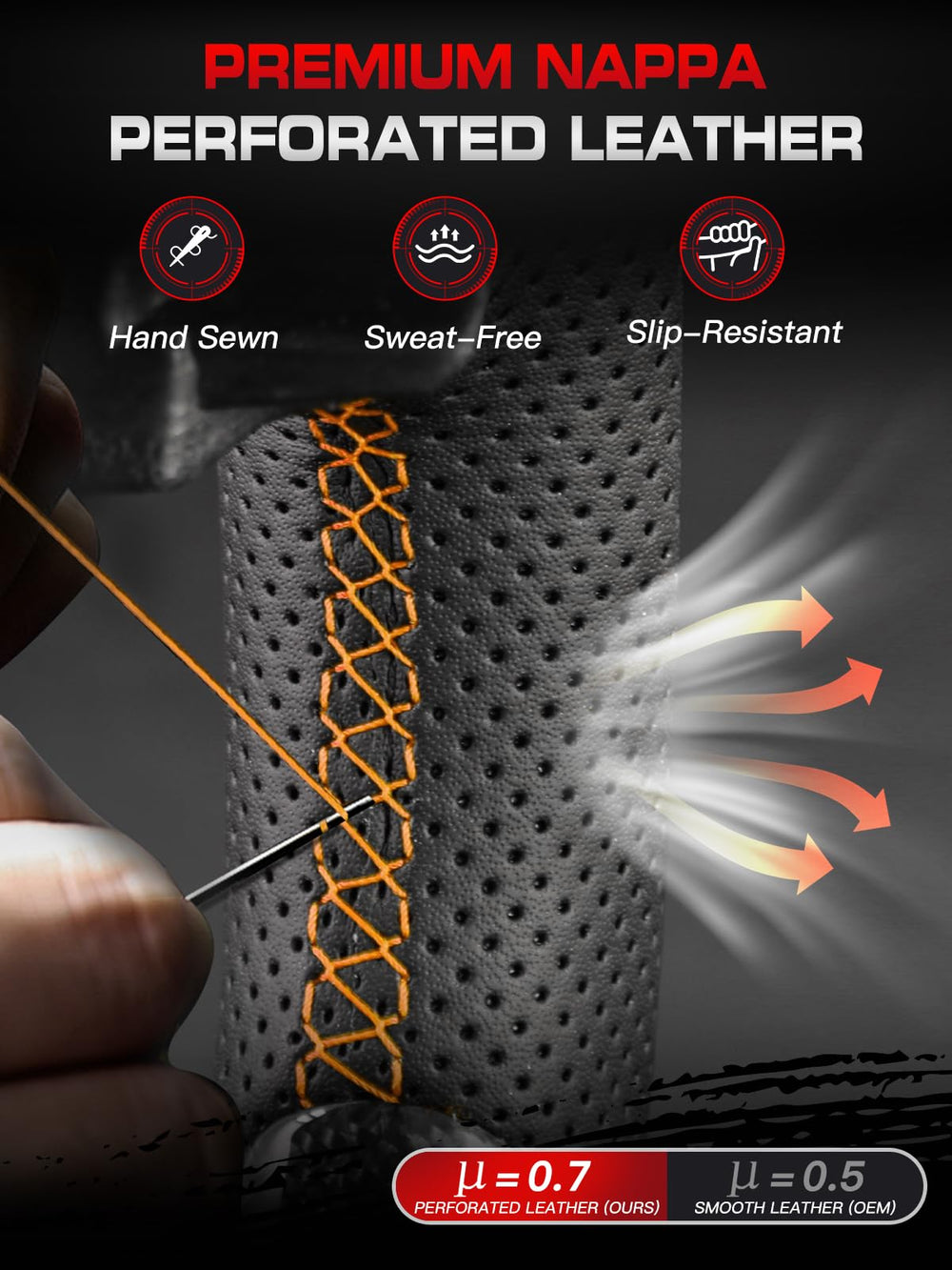 TESFEEL matching carbon fiber trim delivers unified, premium style.