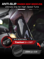 Sun-resistant gloss finish on TESFEEL carbon fiber wheel