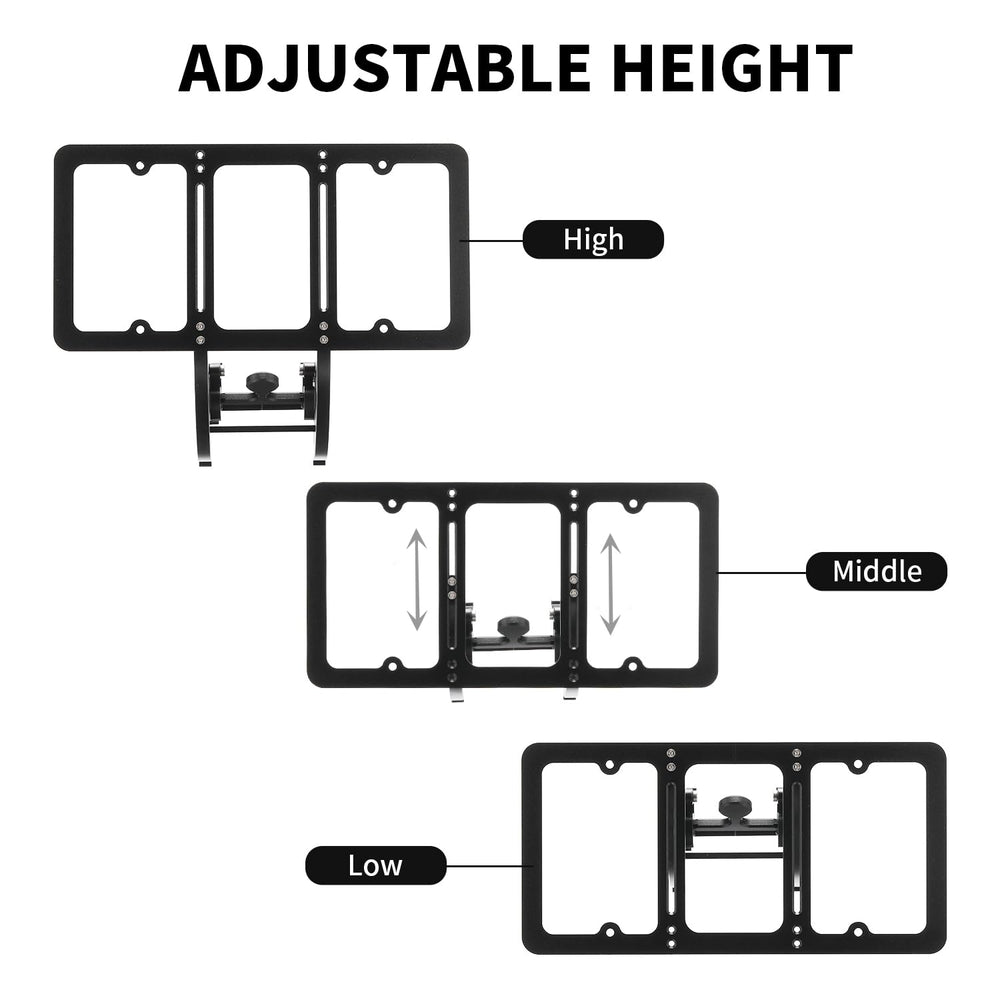 TesFram height-adjustable feature for flexible plate position