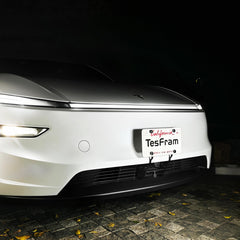 TesFram Model Y Juniper front camera clearance view with unobstructed visibility