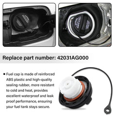 TESHITVLOG fuel cap compatibility image for Impreza WRX STI models.