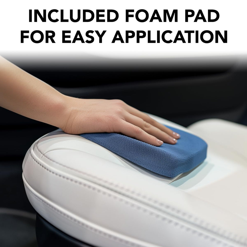 TesLiner leather coating dries to a clear, velvet finish