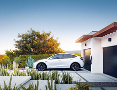 Tesla Wall Connector delivers up to 44 miles of range per hour of charging.