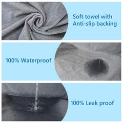 Teuaktty large-size cover provides full coverage from headrest to seat.